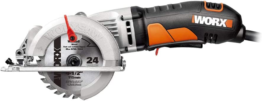 Worx WX429L 4 Amp WORXSAW 4.5" Electric Compact Circular Saw